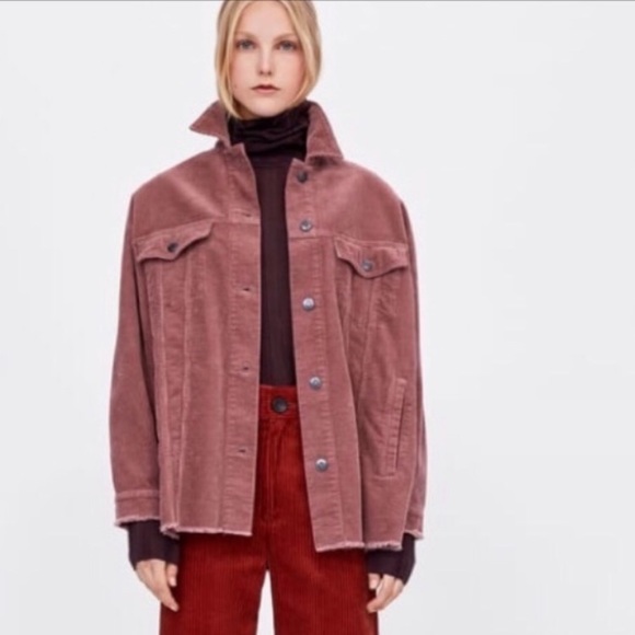Zara Jackets & Blazers - Zara Oversized Corduroy Jacket